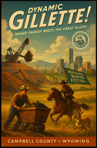 Dynamic Gillette Mining Festival Poster