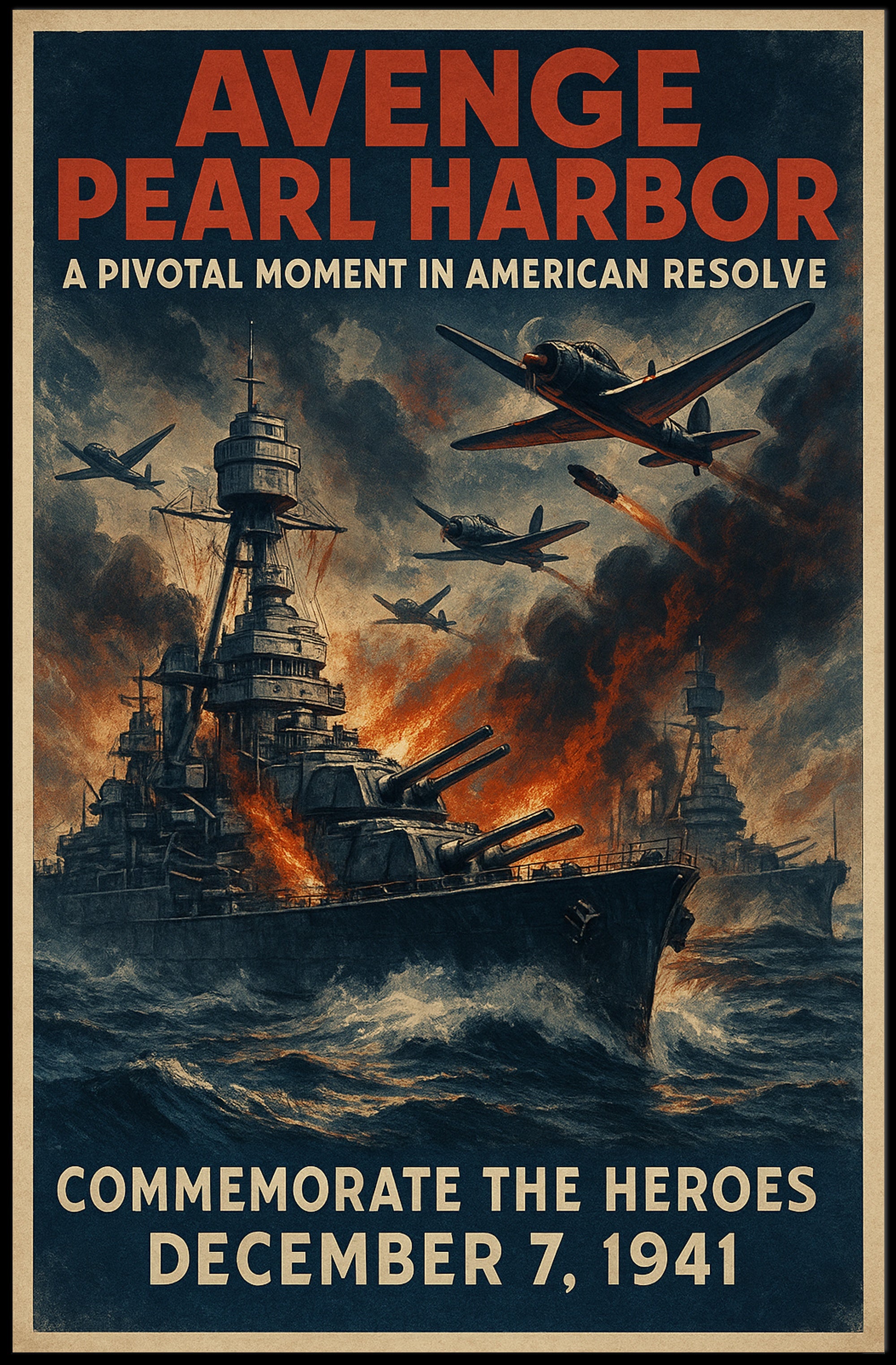 Remembering Pearl Harbor Poster