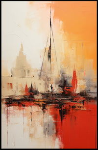 Abstract Cityscape Abstract Poster