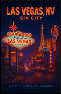 Las Vegas Sin City Poster