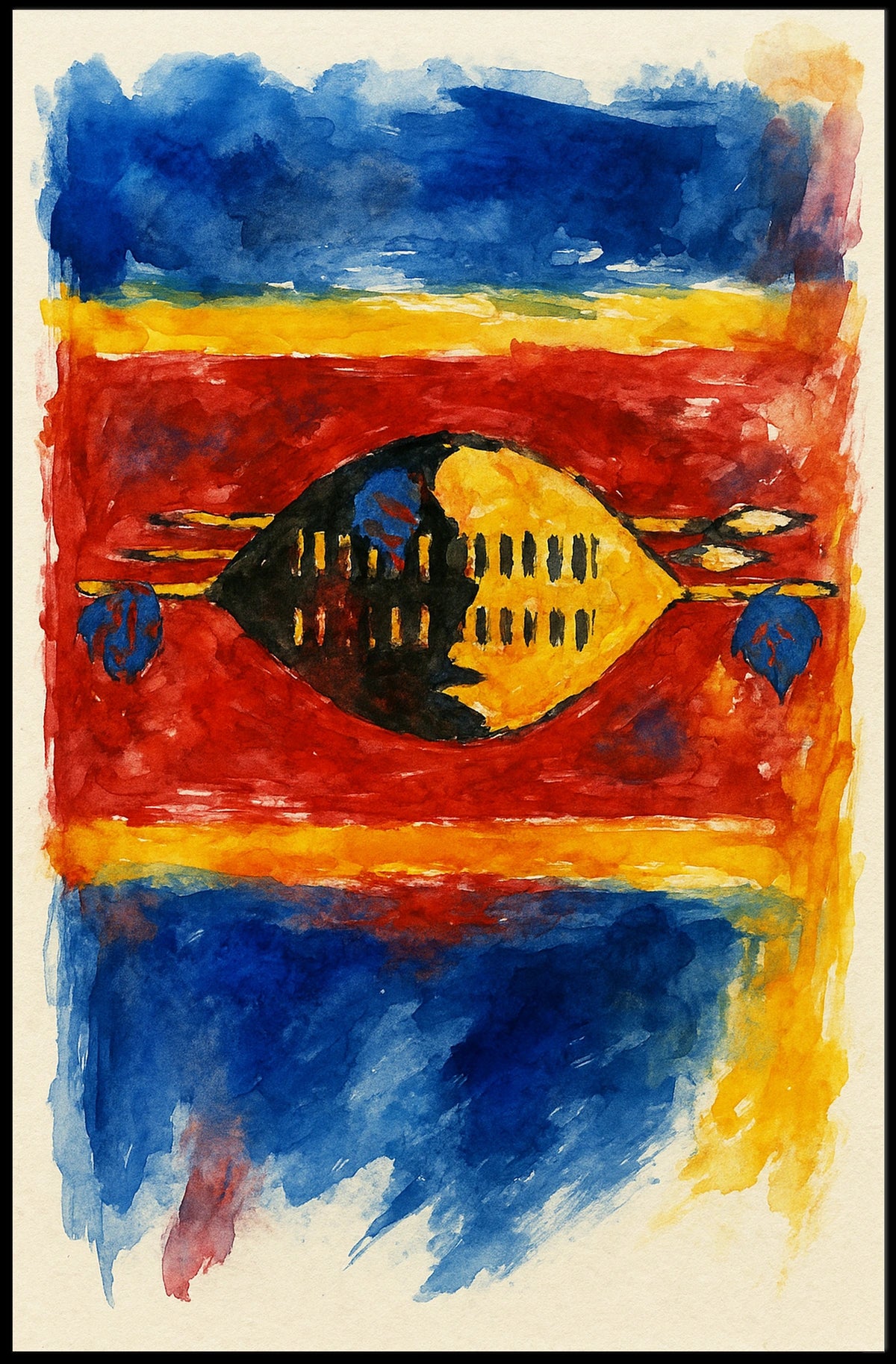 Abstract Expression Abstract Poster