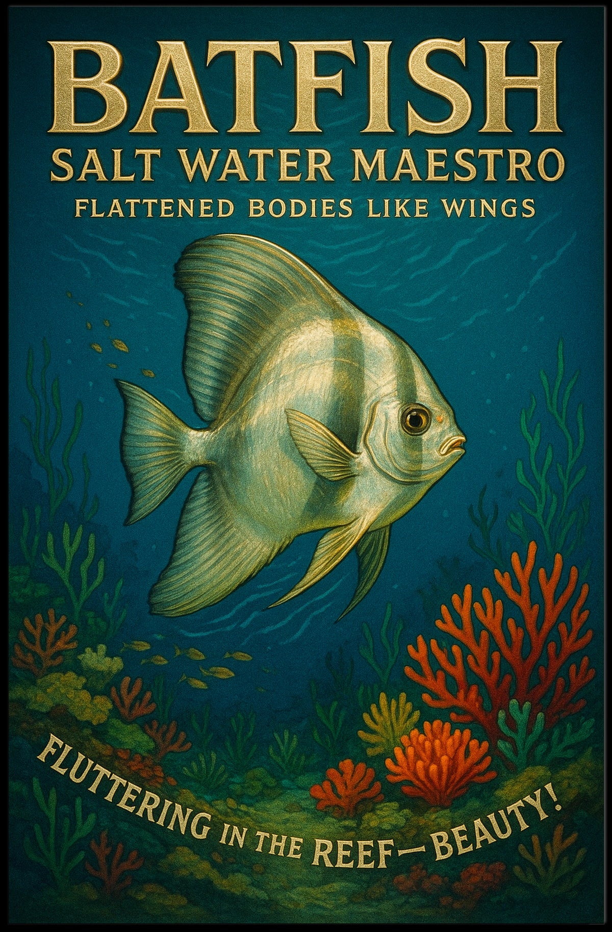 Batfish Salt Water Maestro Poster
