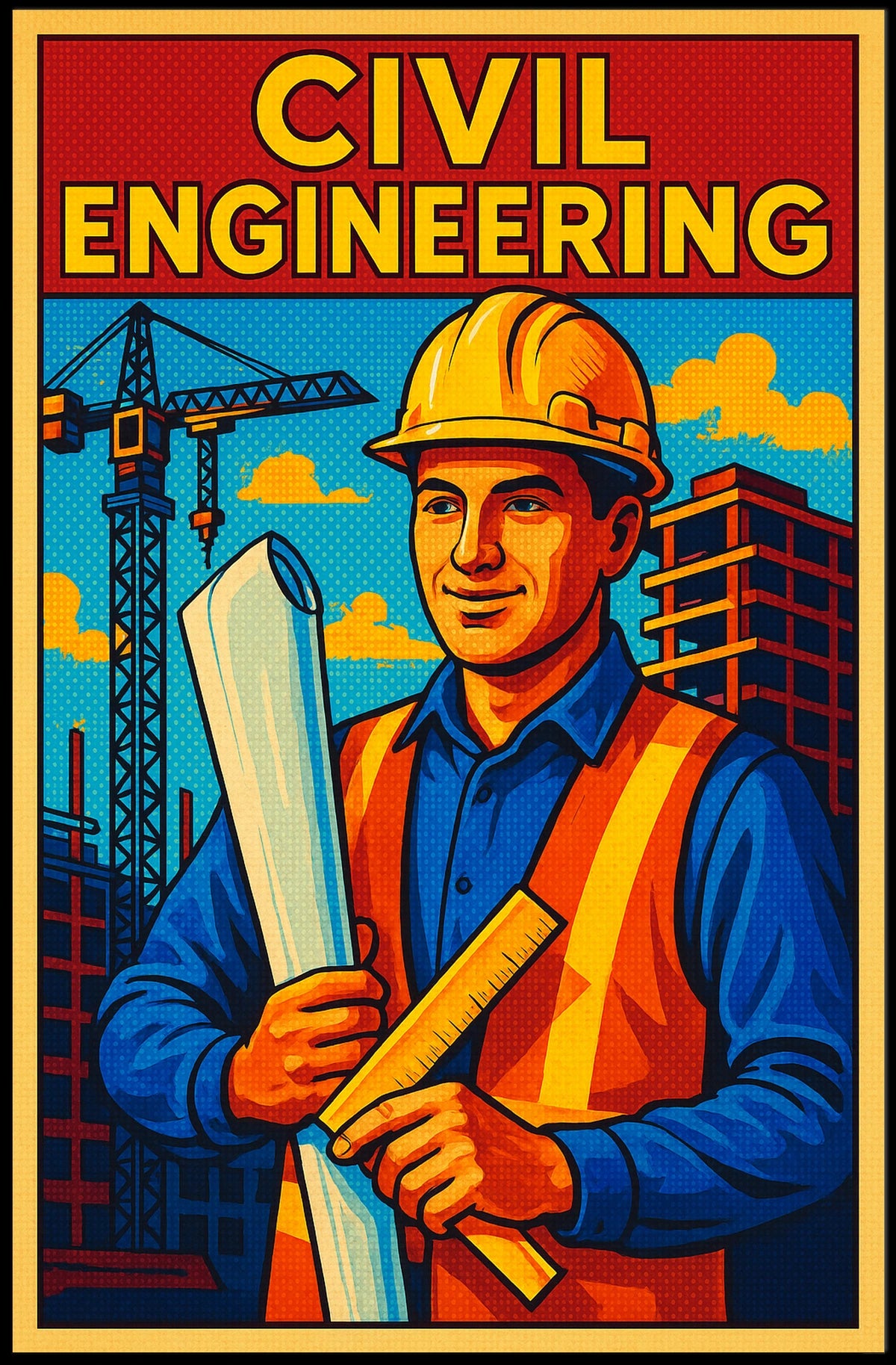 Civil Engineering Vision Poster