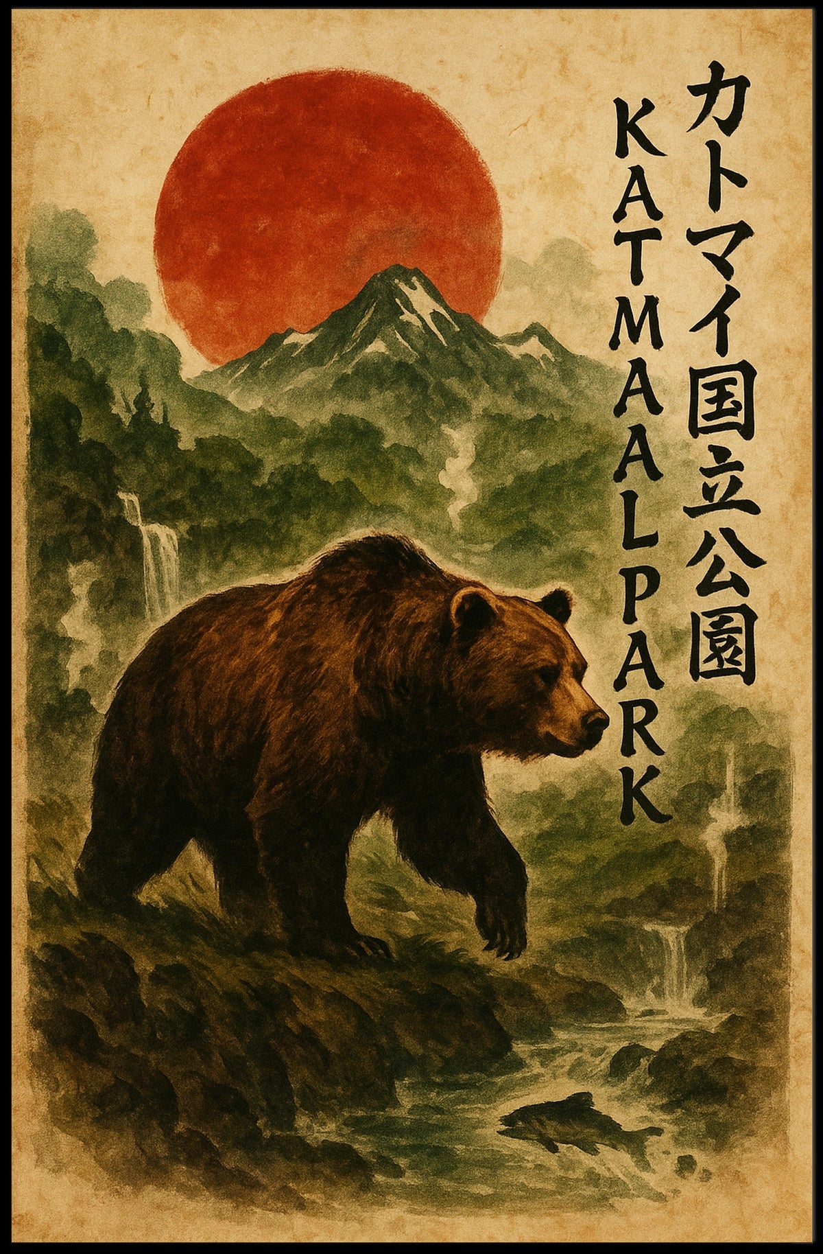 Katmai National Park Poster