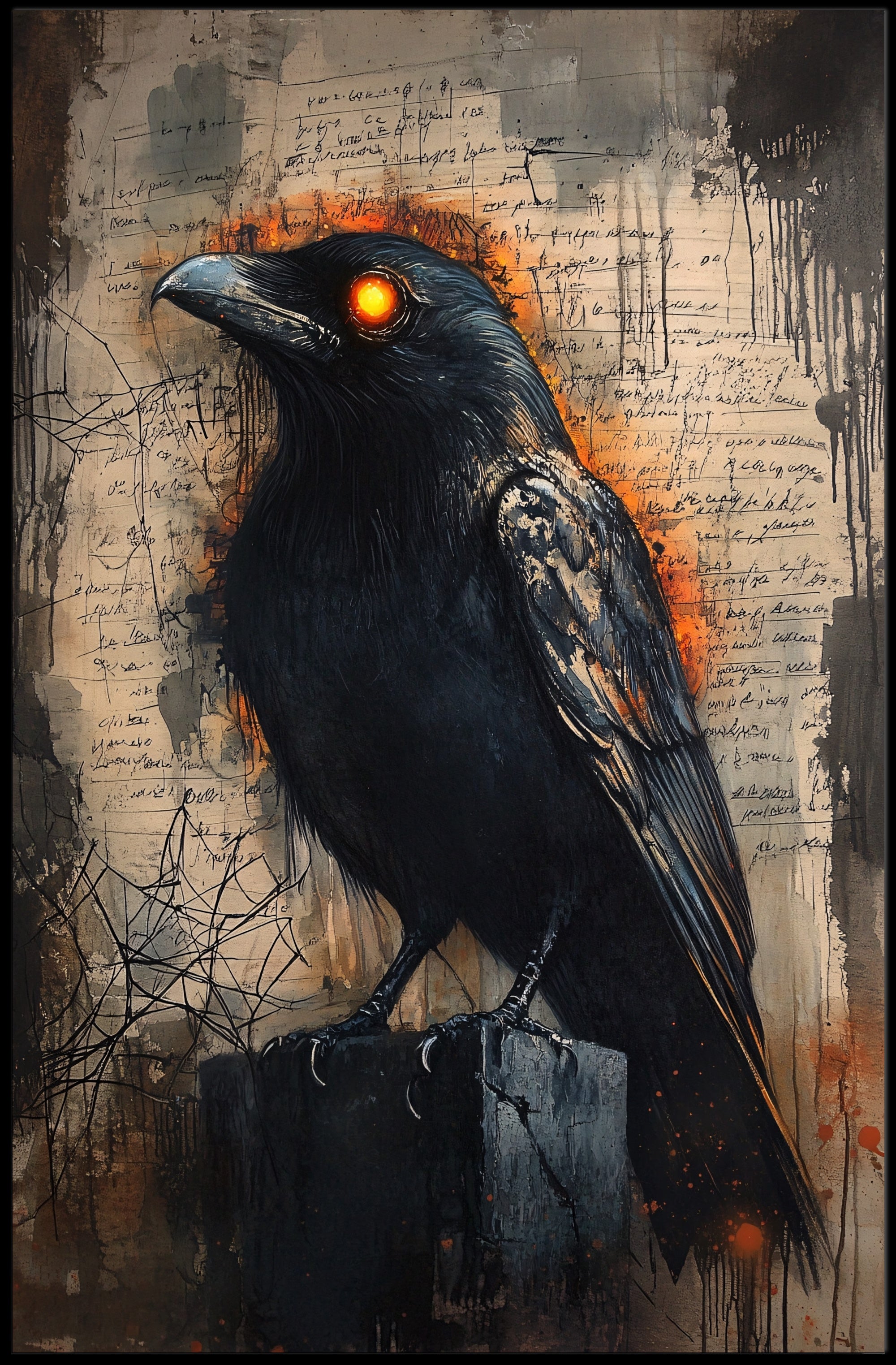 The Enigmatic Raven Poster