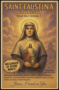 Saint Faustina Kowalska Poster PosterGoat