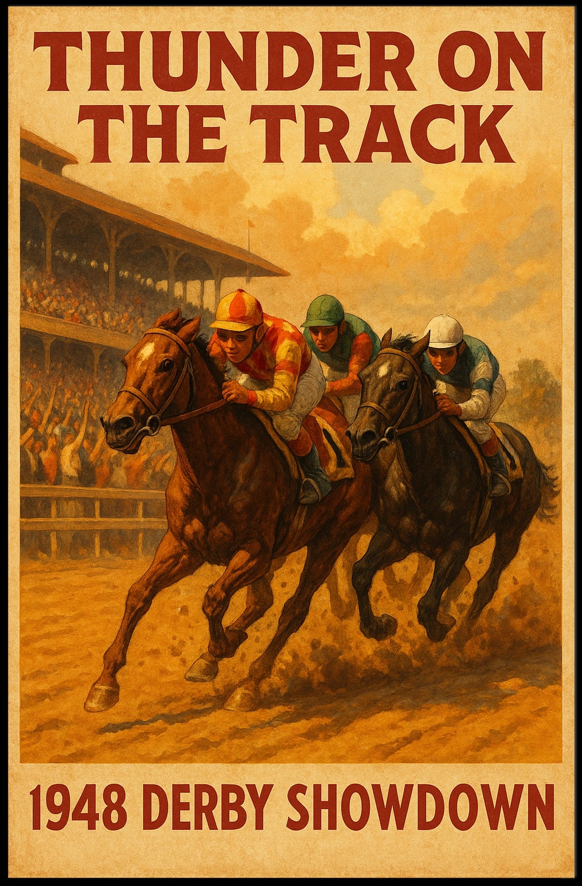 Thunder On The Track Poster