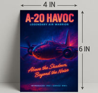 A-20 Havoc WWII Poster: Vintage Aircraft Art Collection