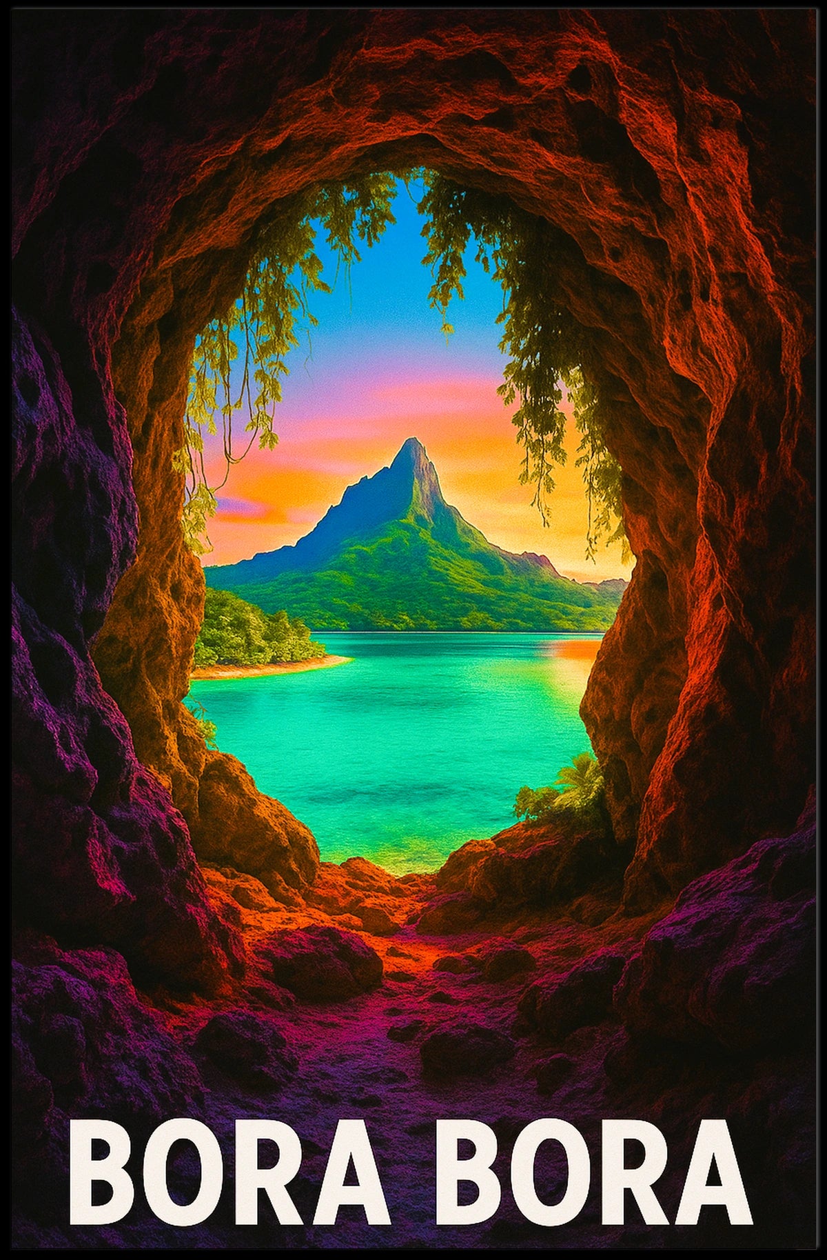 Bora Bora Paradise Poster