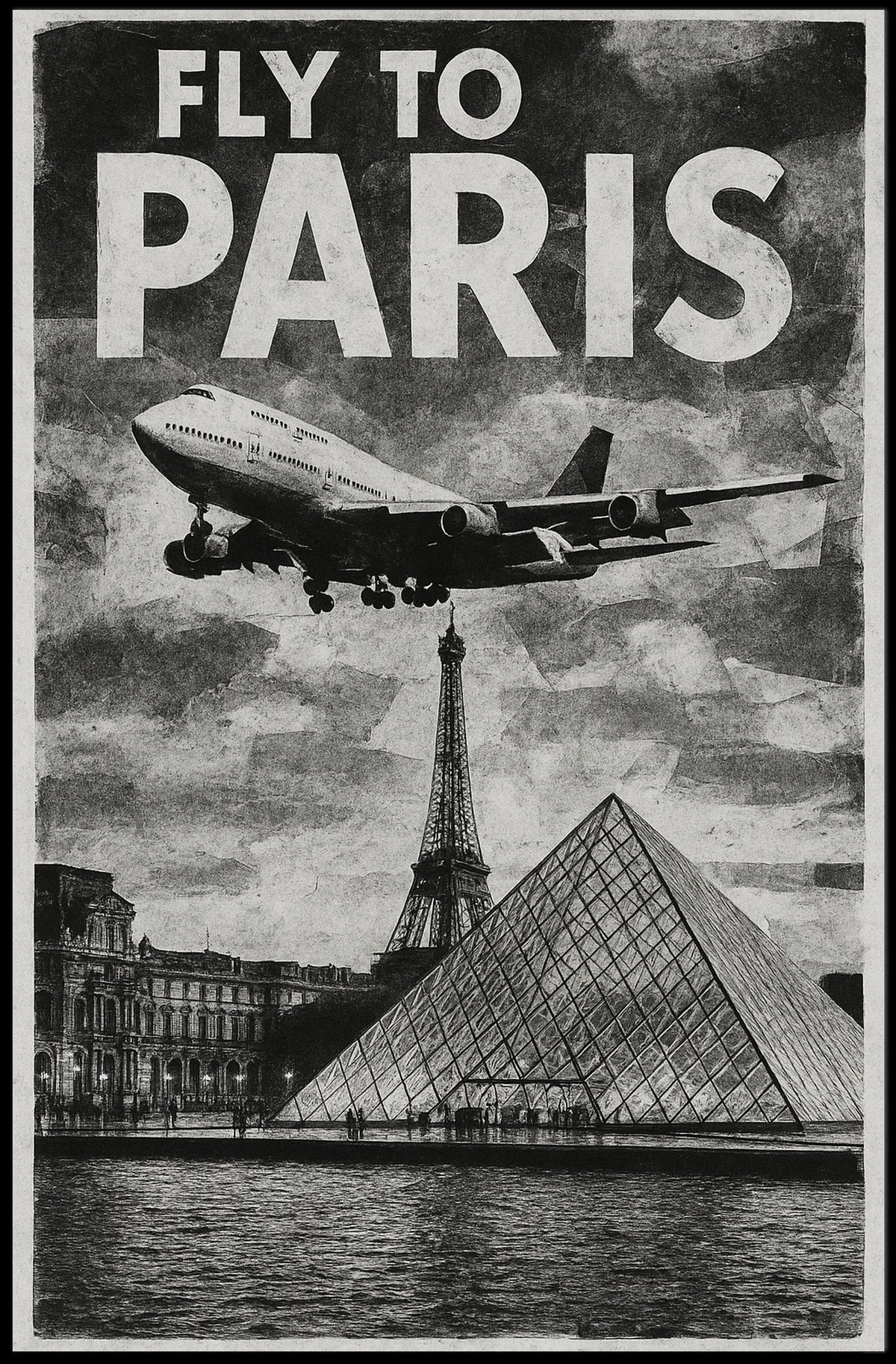 Fly To Paris Poster