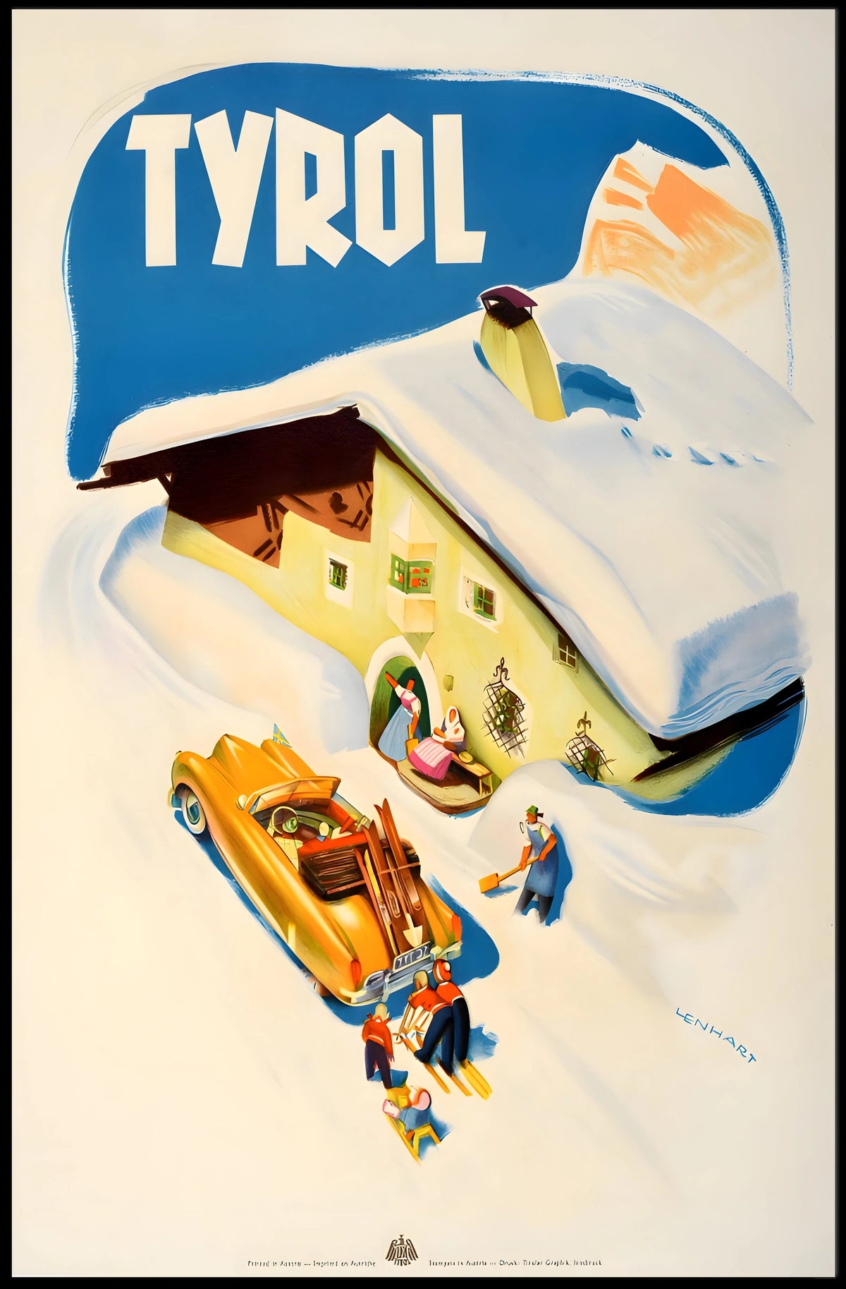 Winter In Tyrol Poster