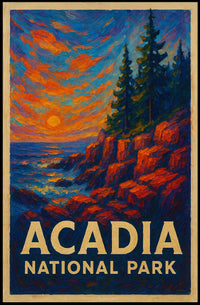 Acadia National Park Scenic Beauty Poster