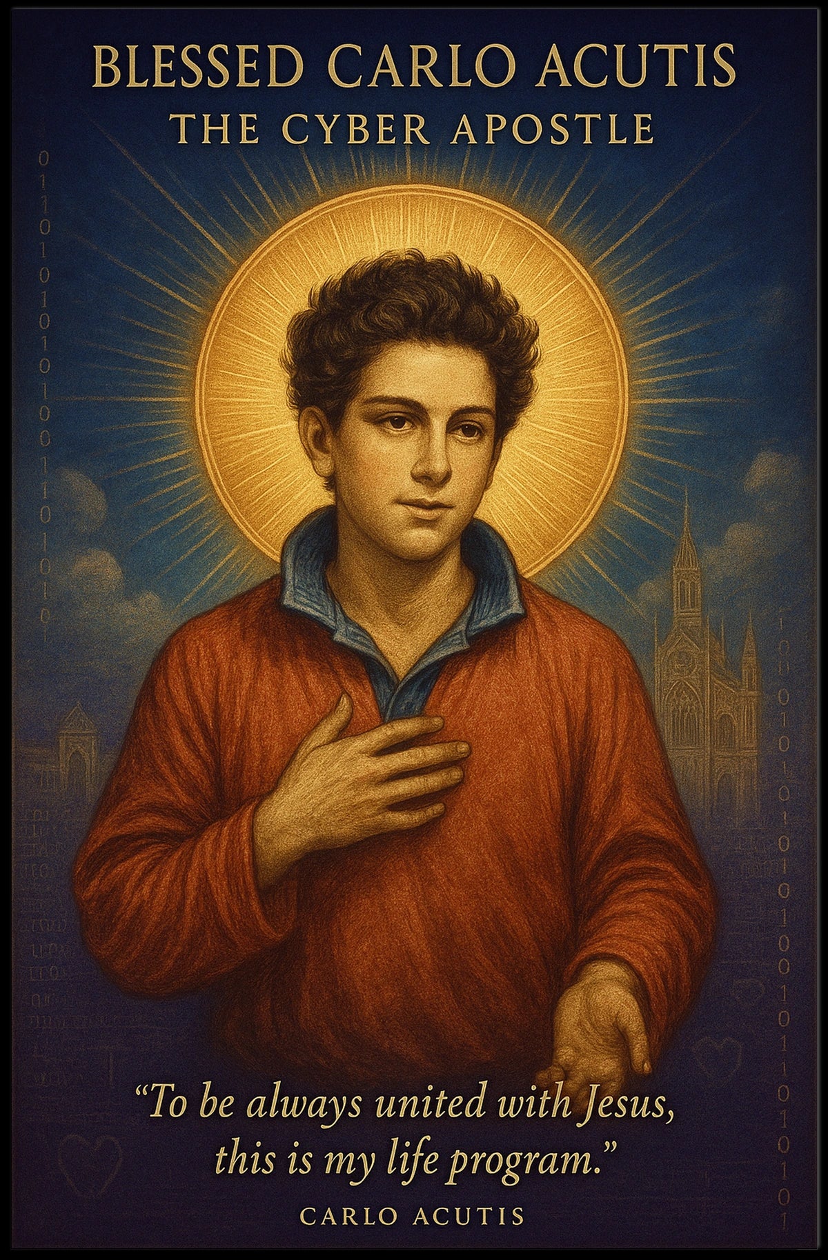 Blessed Carlo Acutis The Cyber Apostle Poster