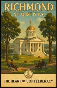 Richmond, Virginia: The Heart of Confederacy Poster