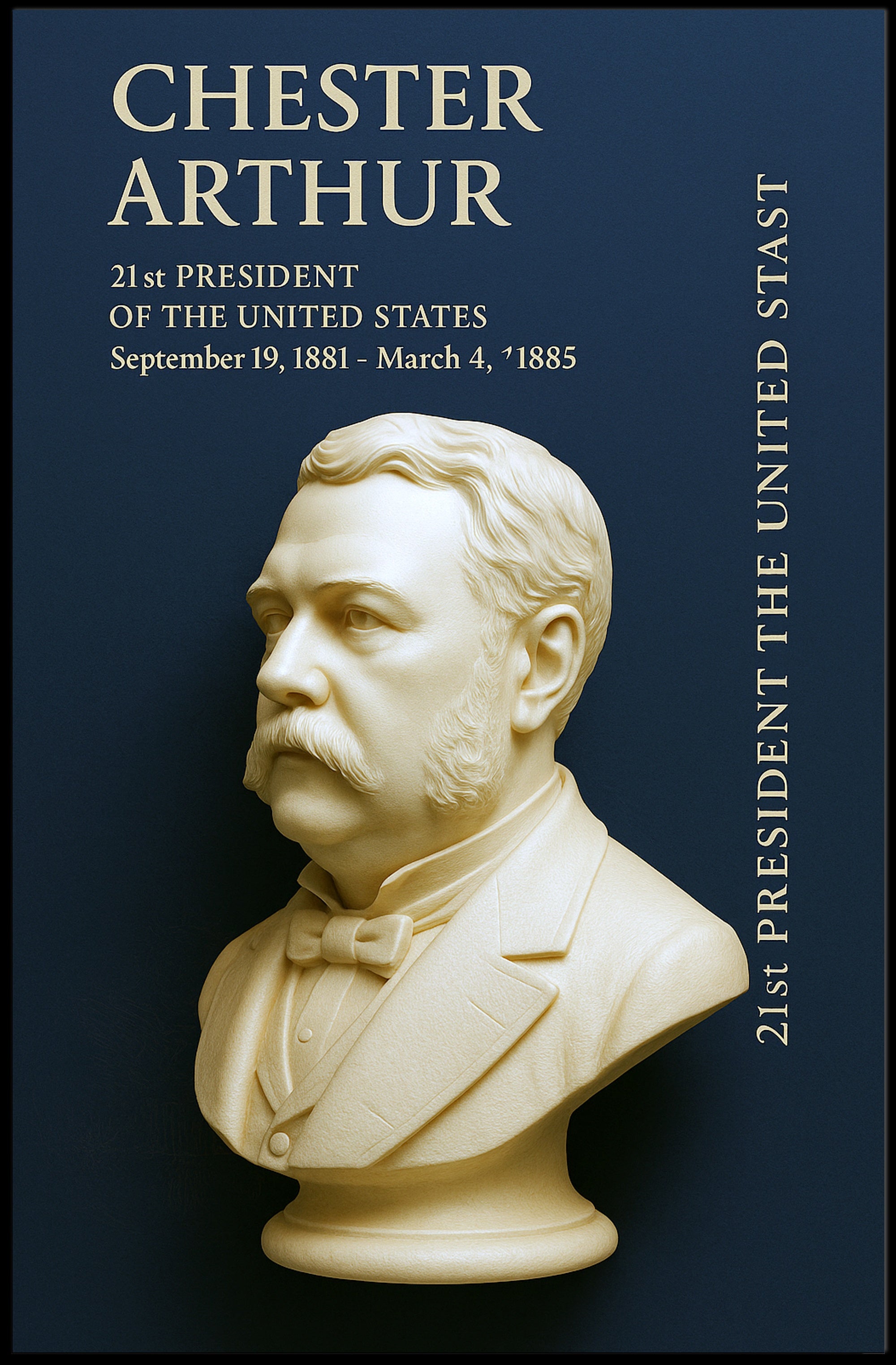 Chester Arthur 21st President Poster PosterGoat