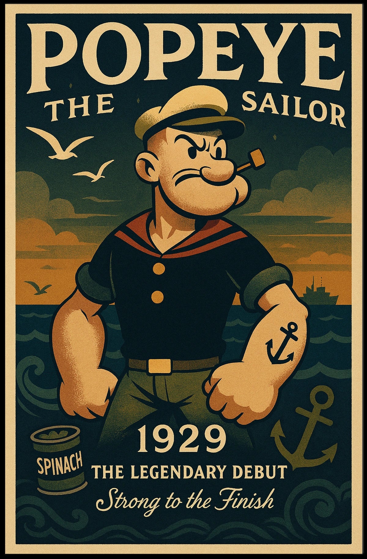 Popeye 1929 Art Poster POP-146