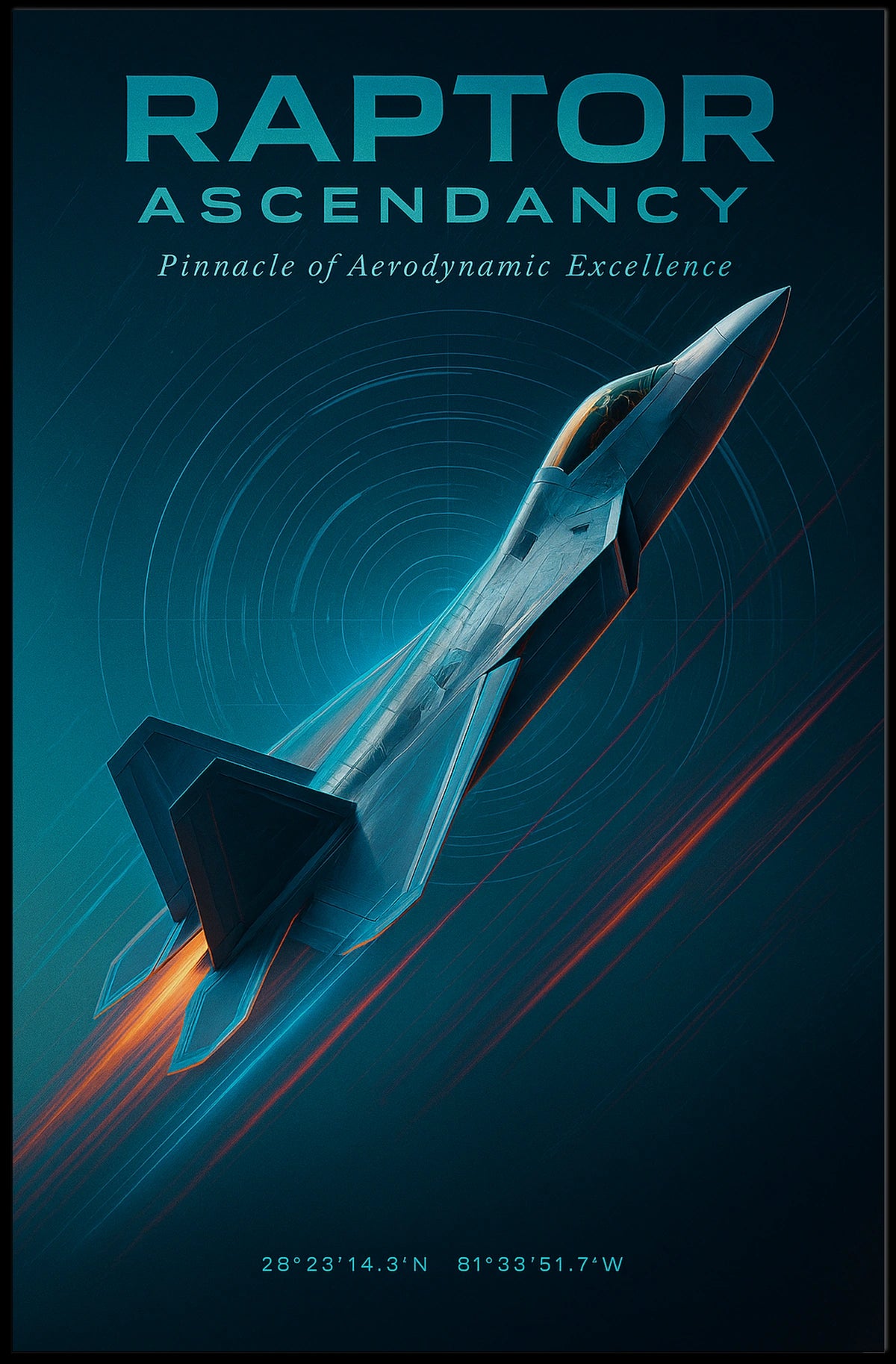 Raptor Ascendancy Poster Elevates Aviation Enthusiasts