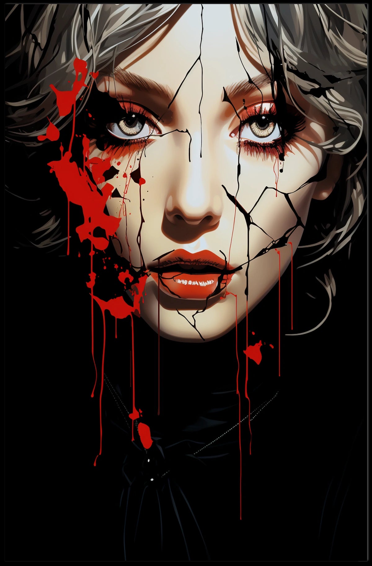 Fractured Beauty Poster