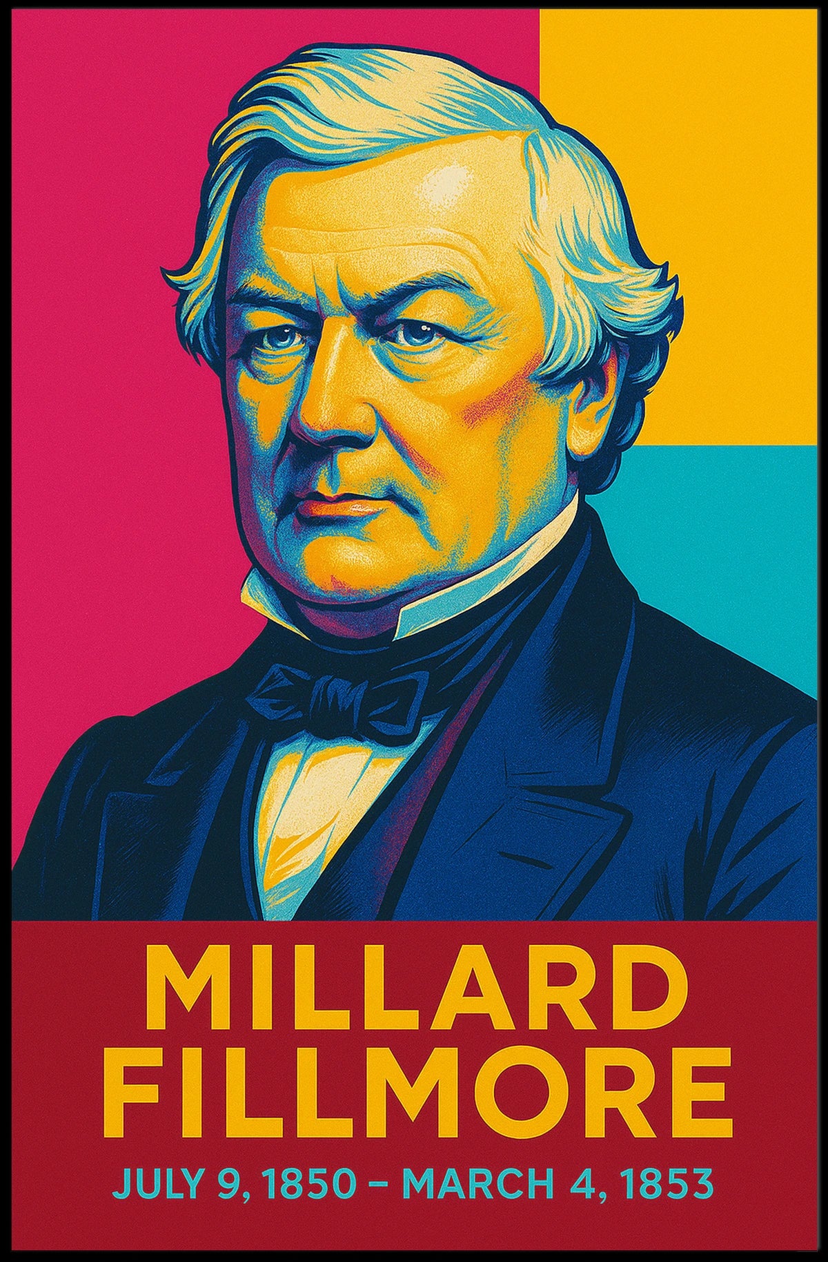 Millard Fillmore 13Th President Poster