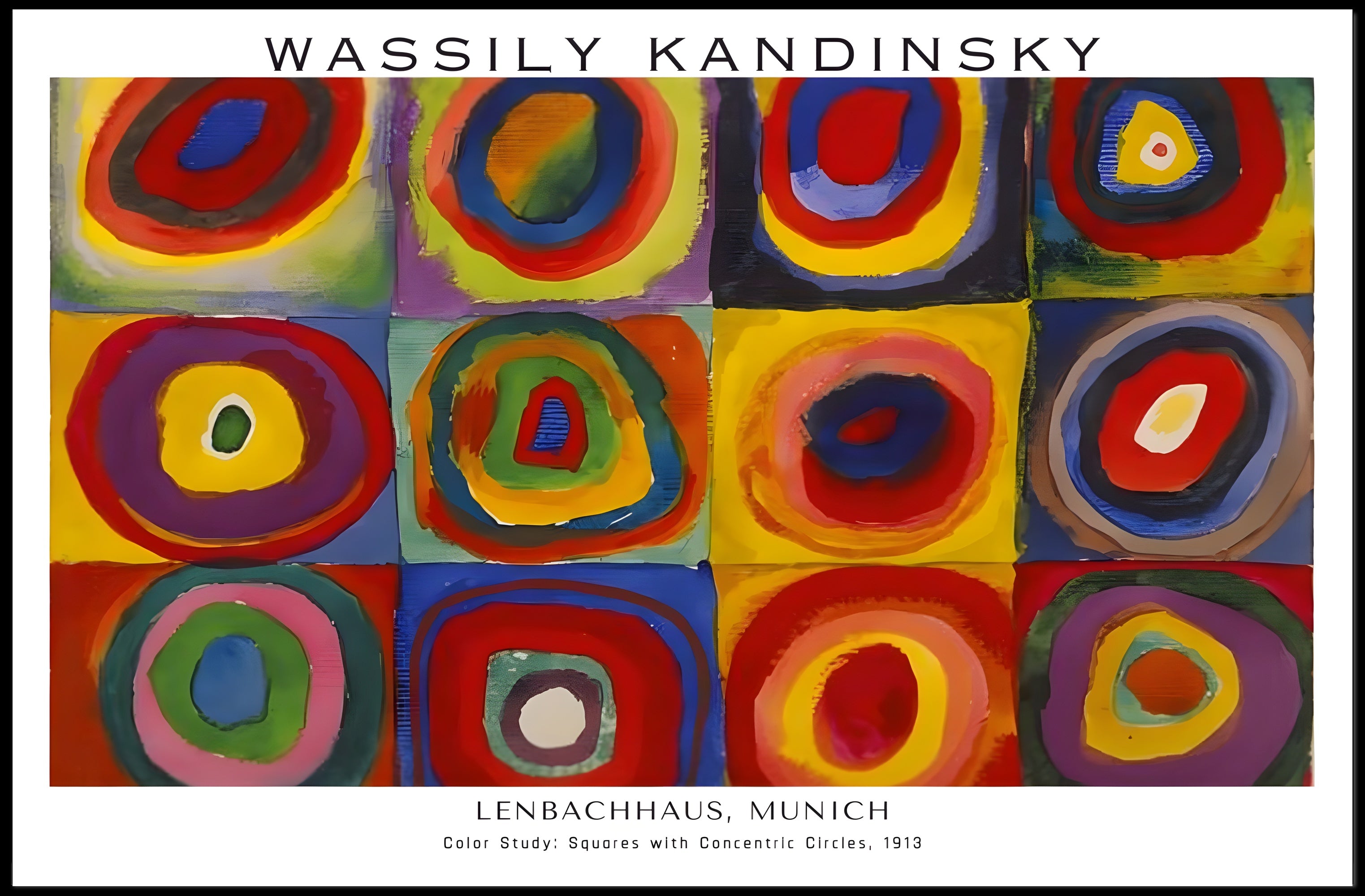 Wassily Kandinsky Color Study Poster
