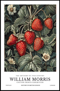 William Morris Cotton Prints Exhibition Poster