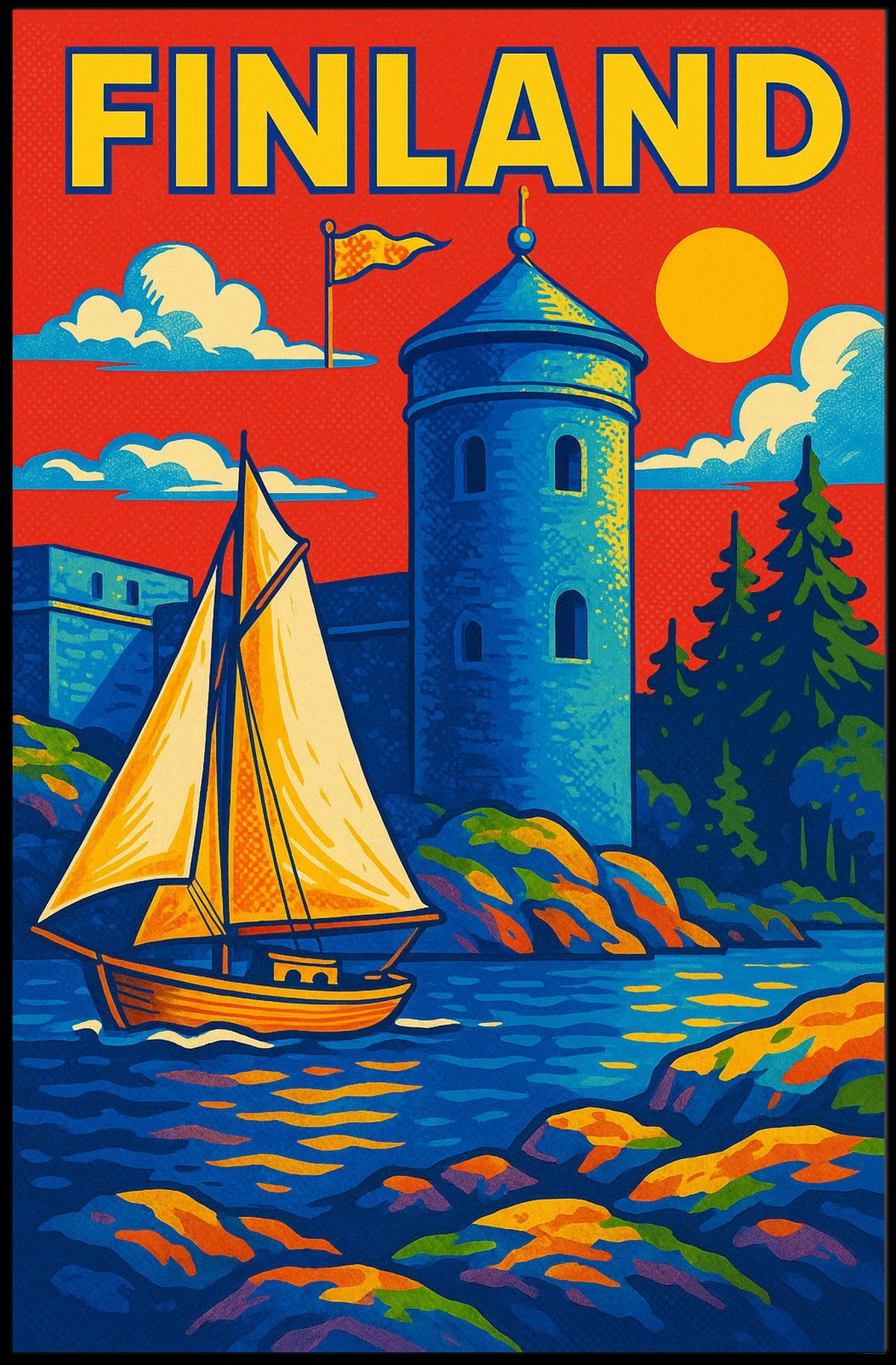 Finland Scenic Poster