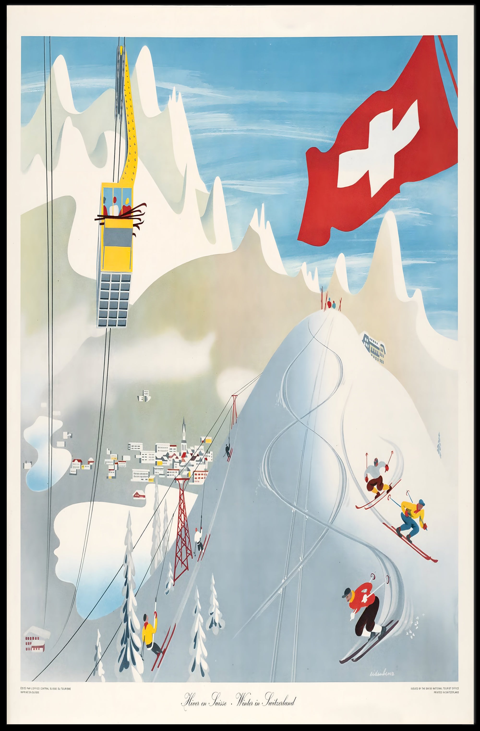 Winter in Switzerland Poster PosterGoat