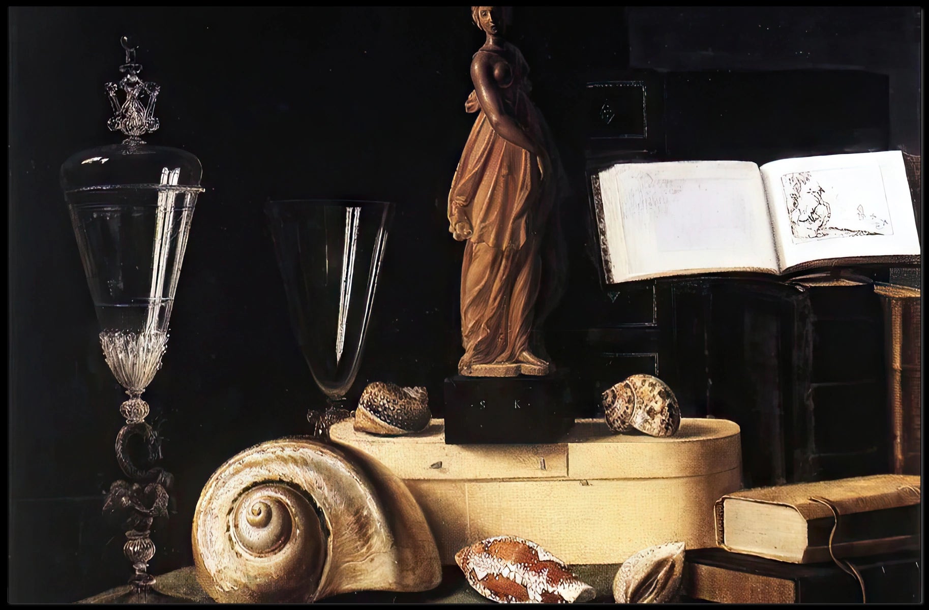 Classic Elegance: Baroque Still Life Art Poster