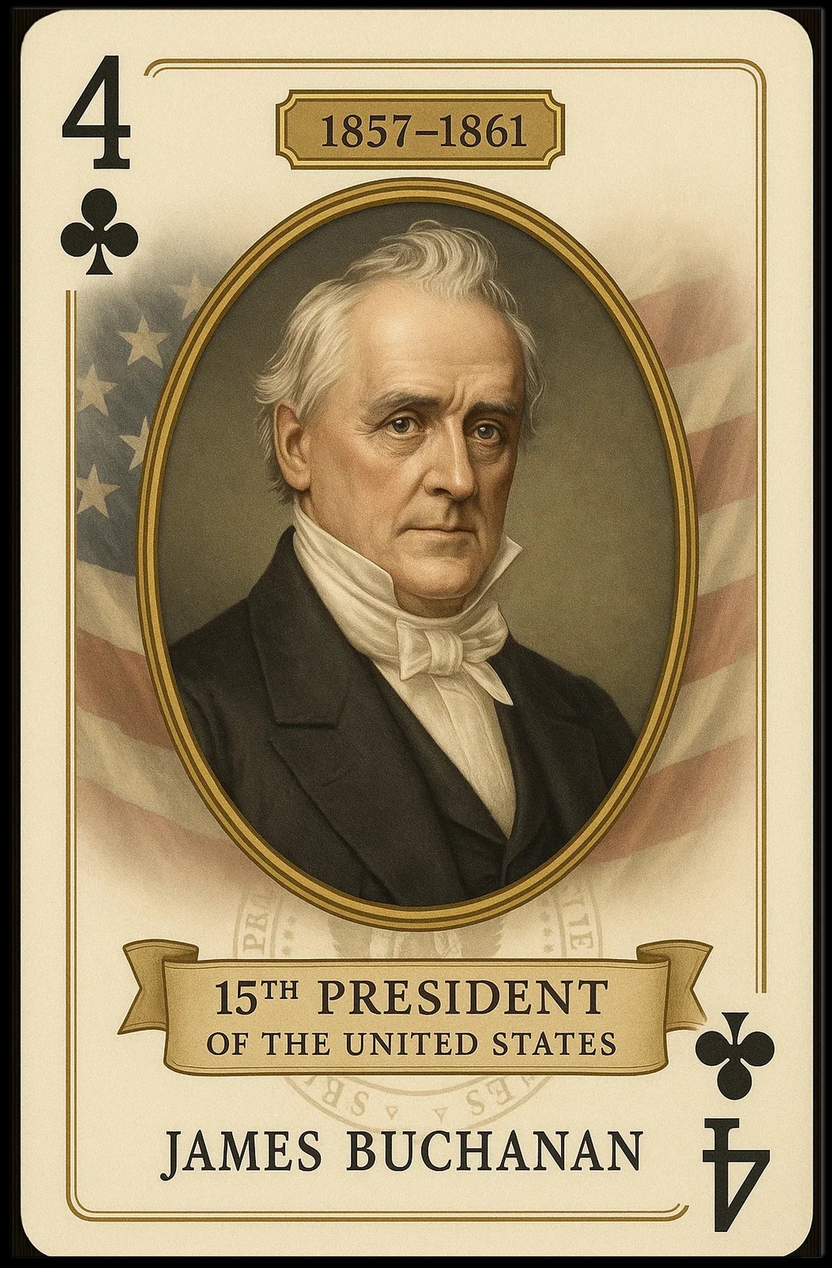 James Buchanan President Poster