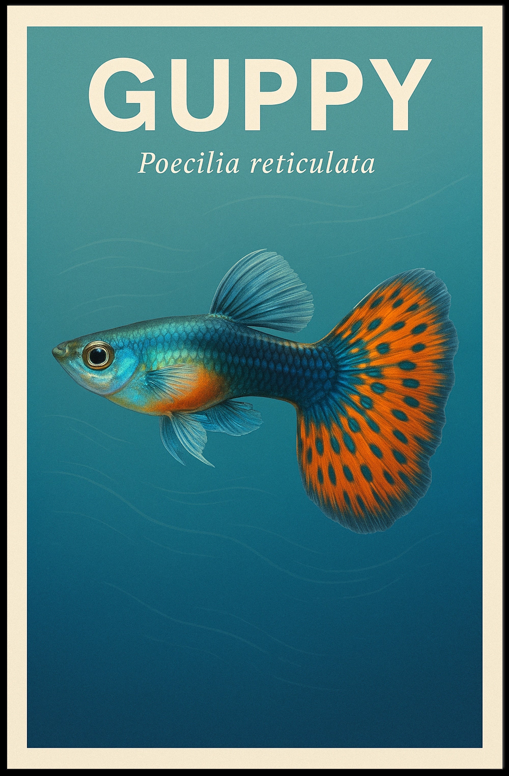 GuppyPoecilia reticulata Poster PosterGoat