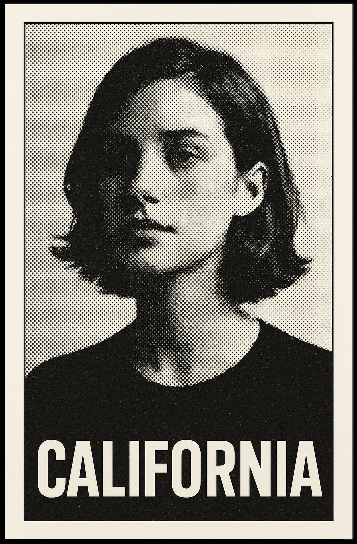 California Portrait Poster
