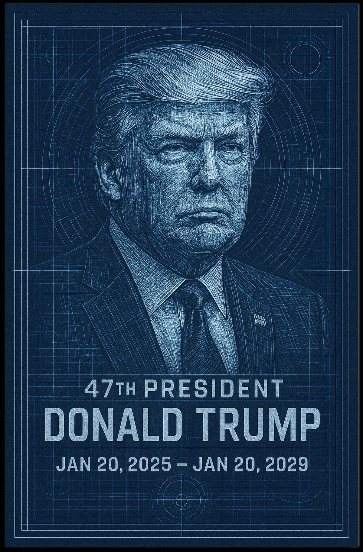 Donald Trump The Architectural Leader Poster
