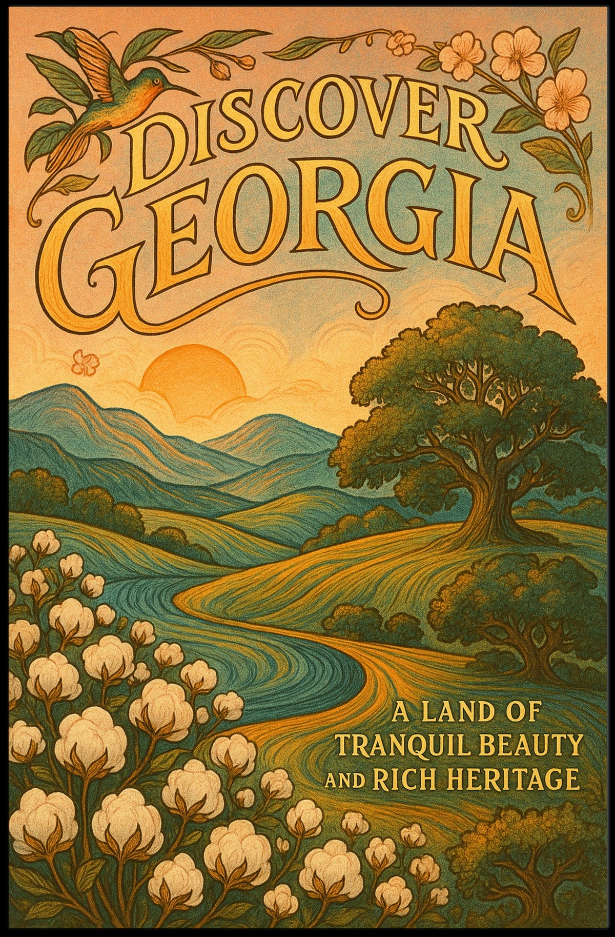 Discover Georgia Poster