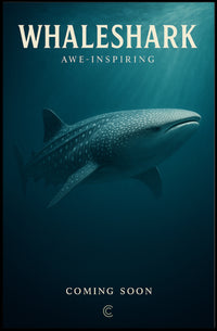 Whaleshark Awe-Inspiring Poster PosterGoat