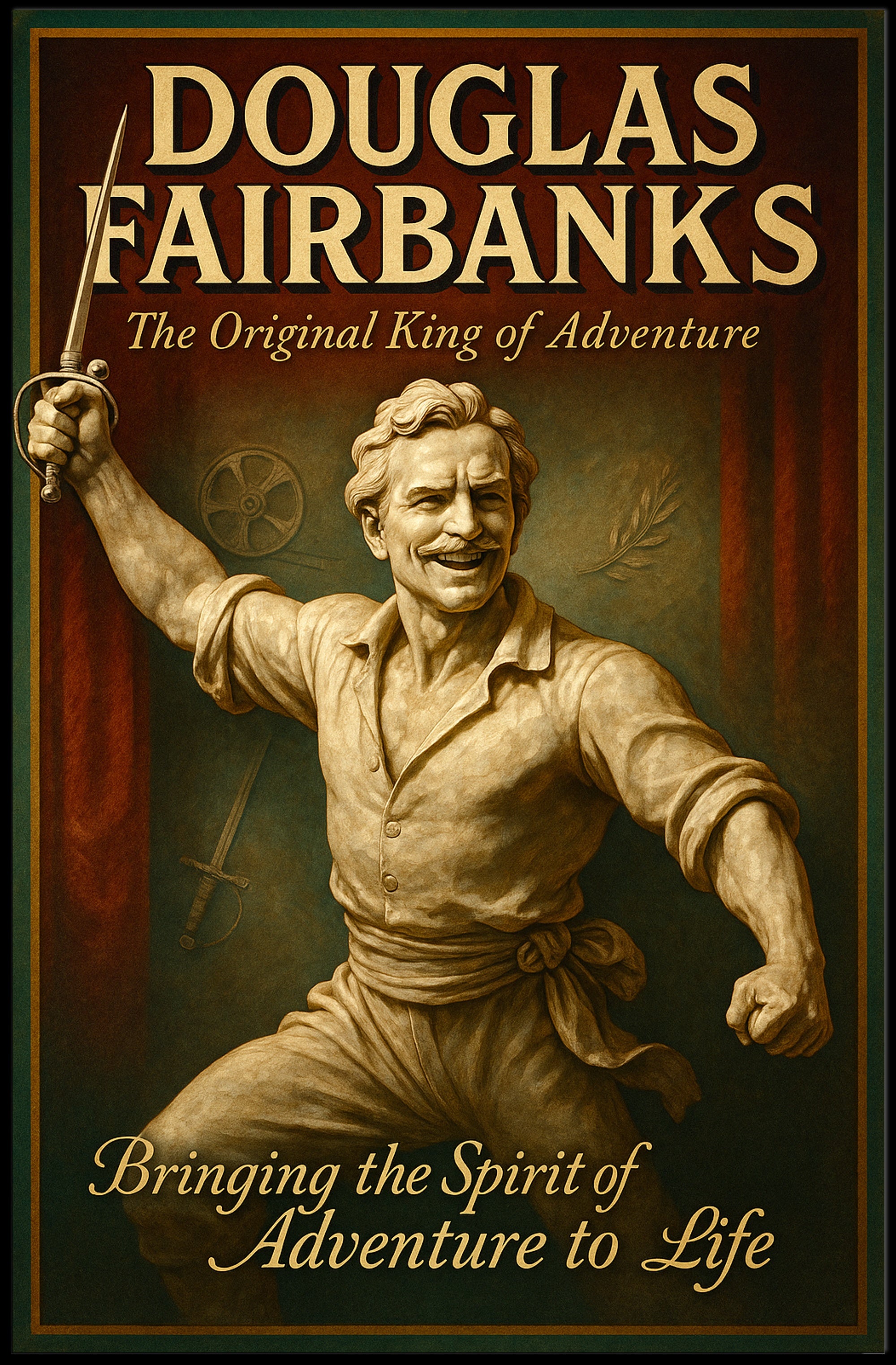 Douglas Fairbanks The Original King of Adventure Poster PosterGoat