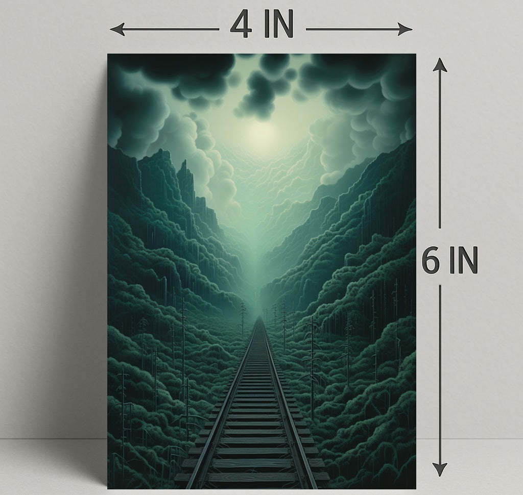 Journey Through The Misty Mountains Poster