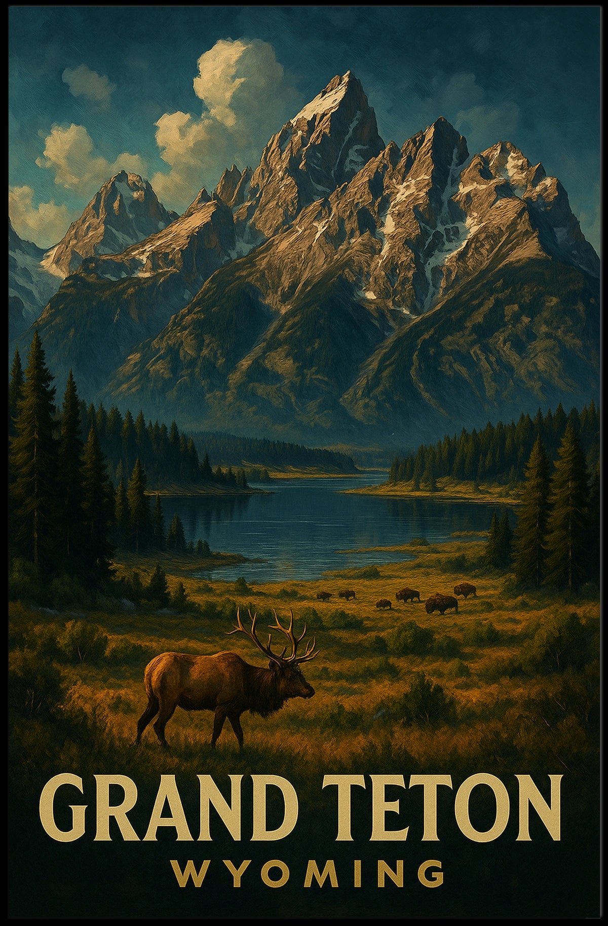 Grand Teton, Wyoming Poster
