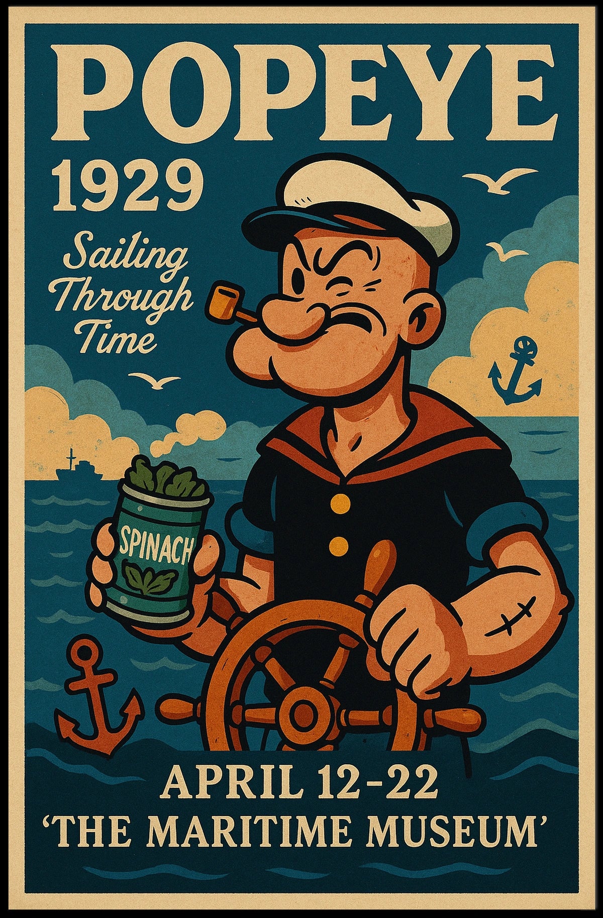 Popeye 1929 Art Poster POP-141