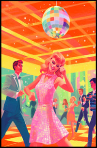 Retro Disco Night Poster