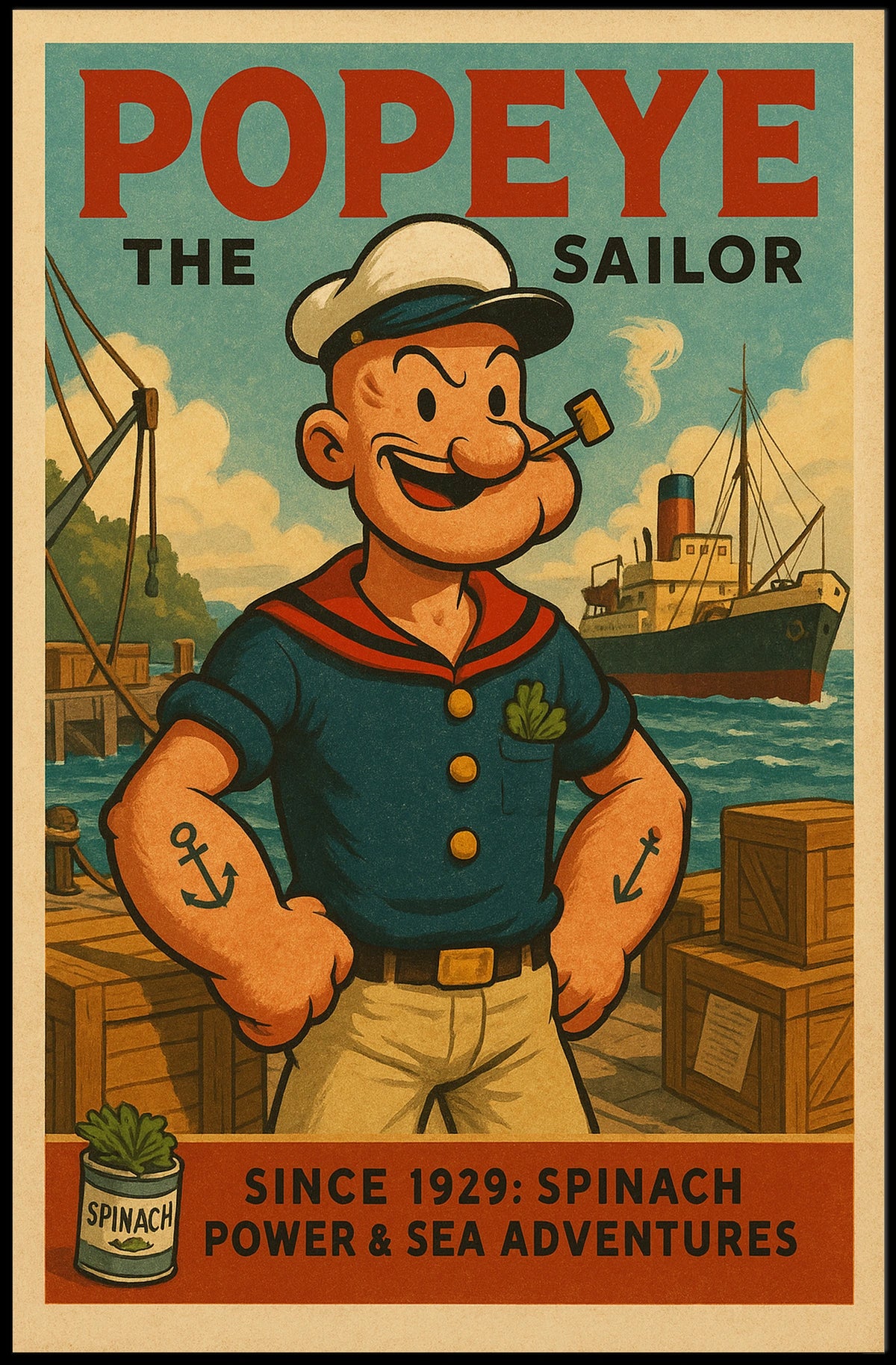 Popeye 1929 Art Poster POP-204