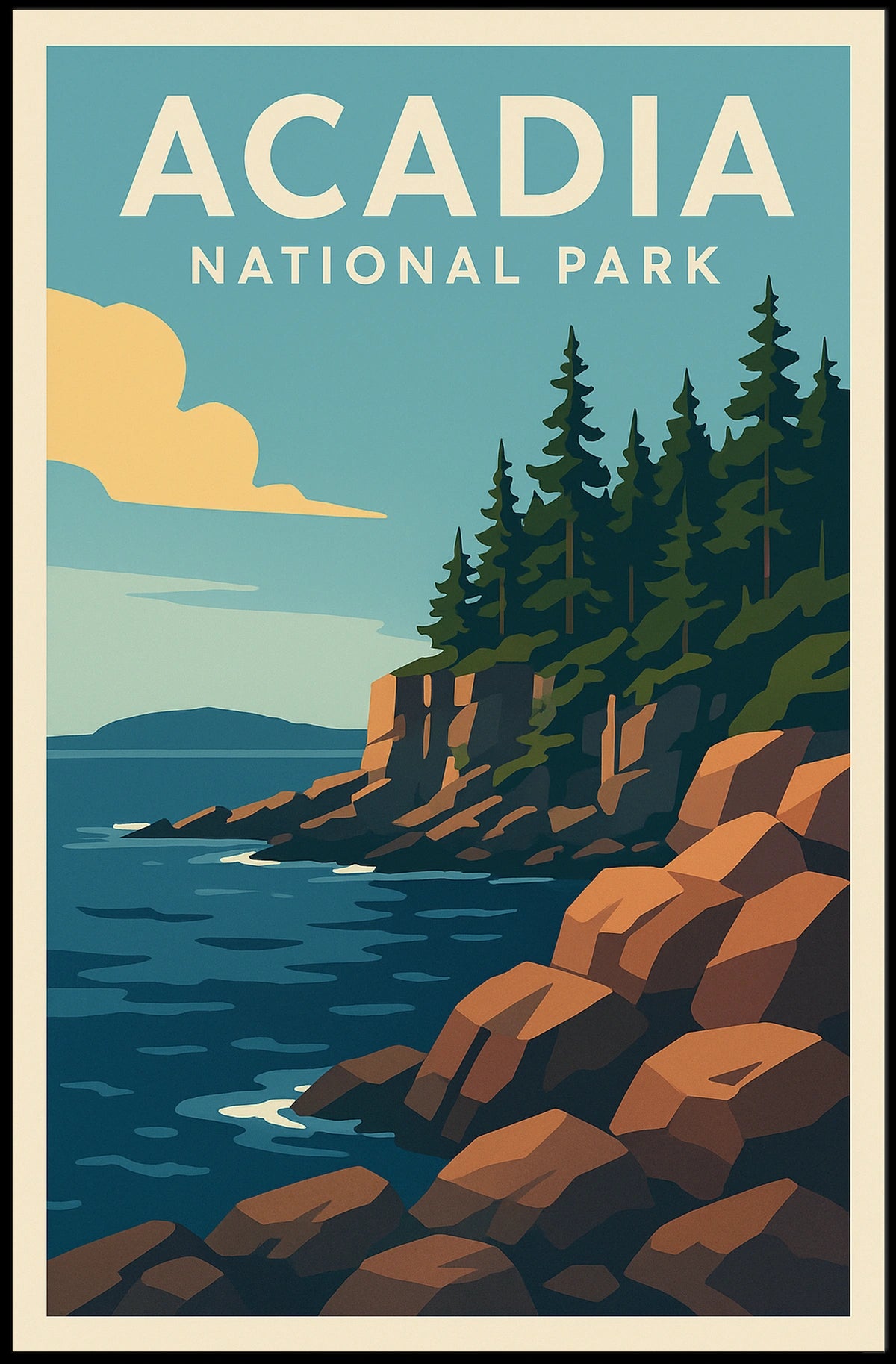 Acadia National Park Poster