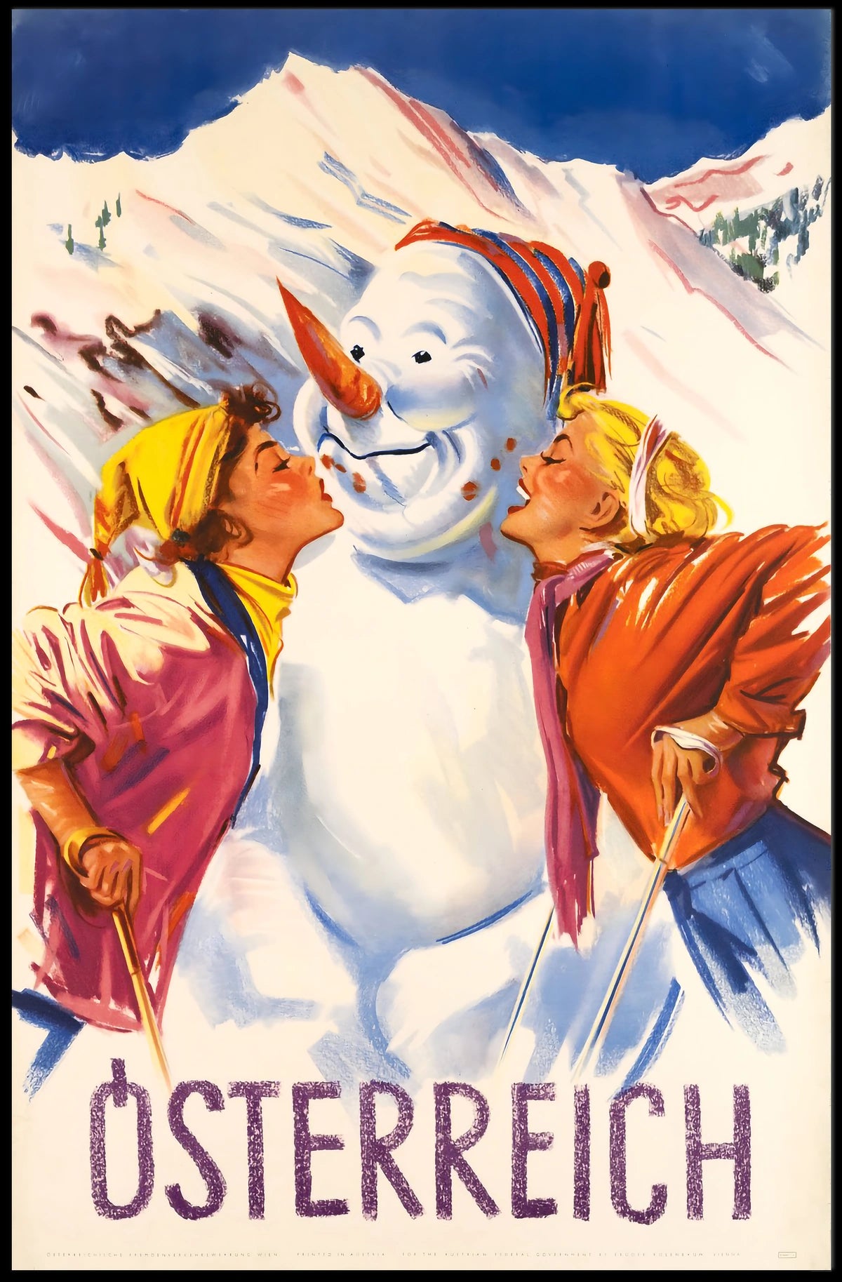 Winter Fun In Österreich Poster