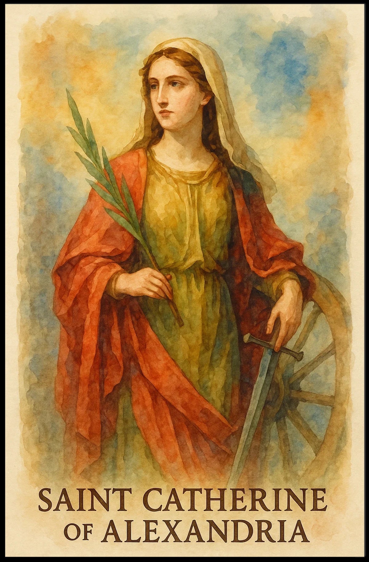Saint Catherine of Alexandria Poster