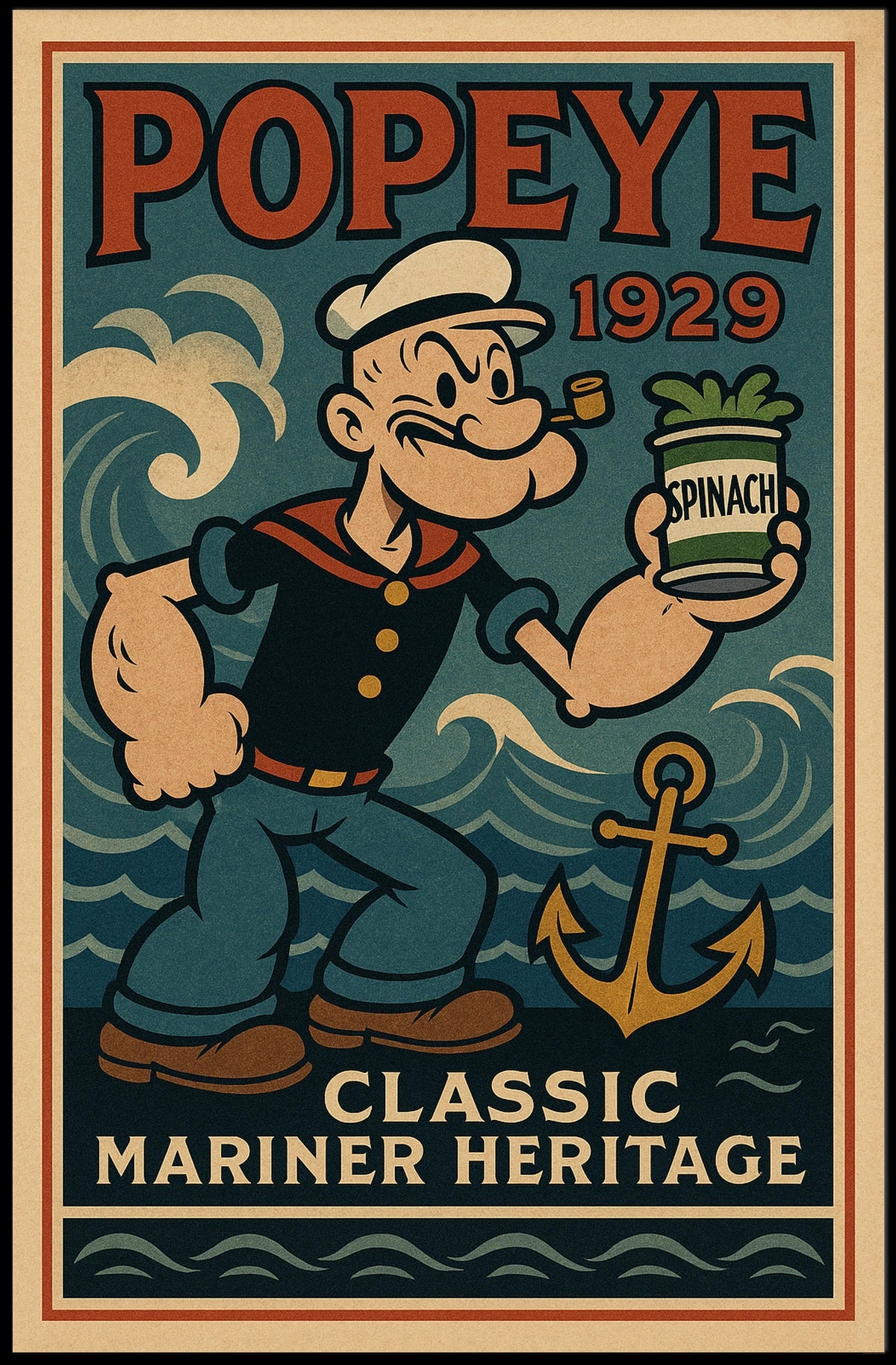 Popeye 1929 Art Poster POP-60