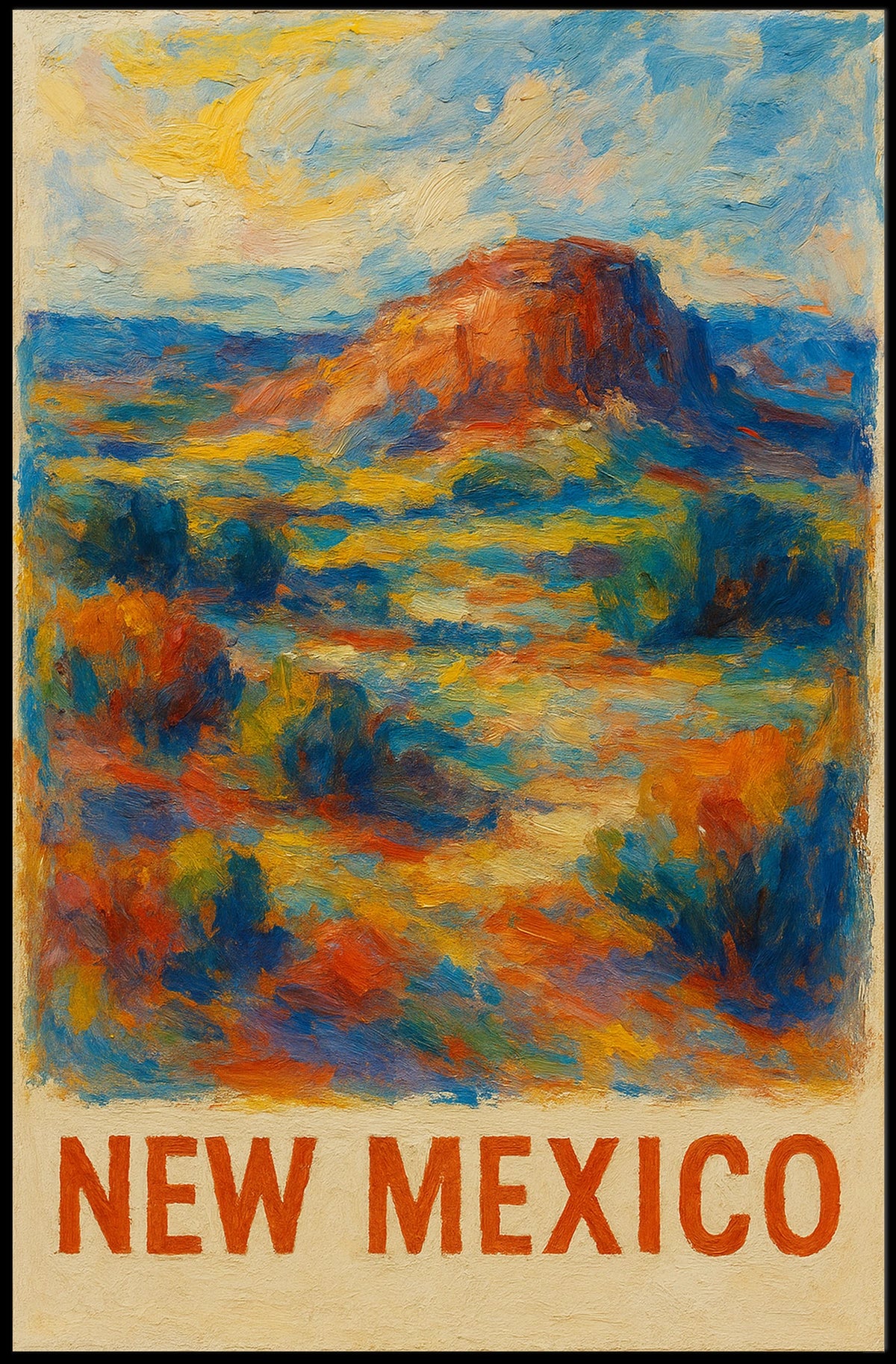 New Mexico Landscape Poster