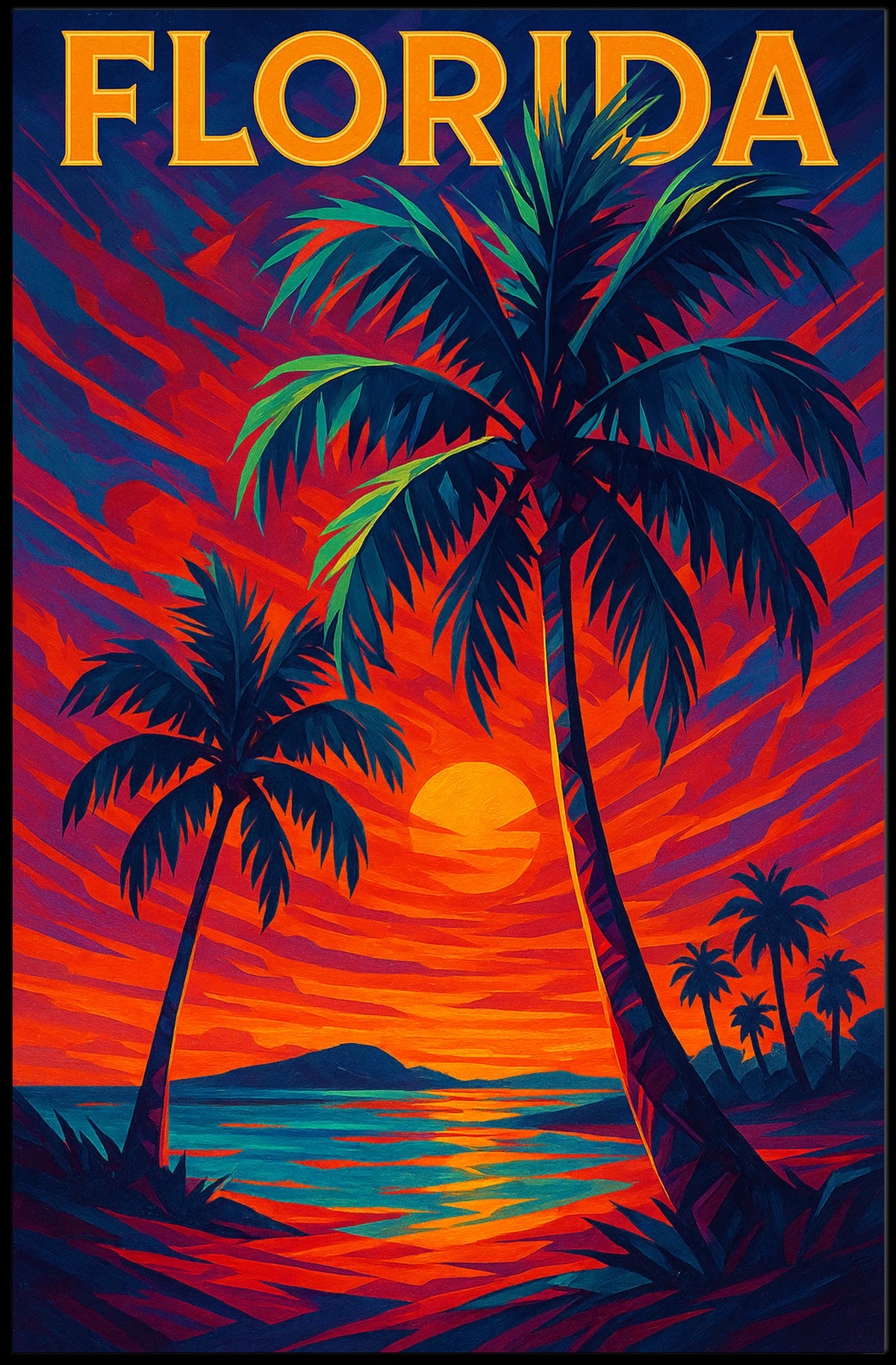 Florida Sunset Poster