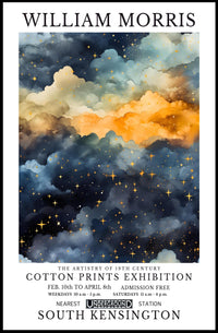 William Morris Cotton Prints Exhibition Poster