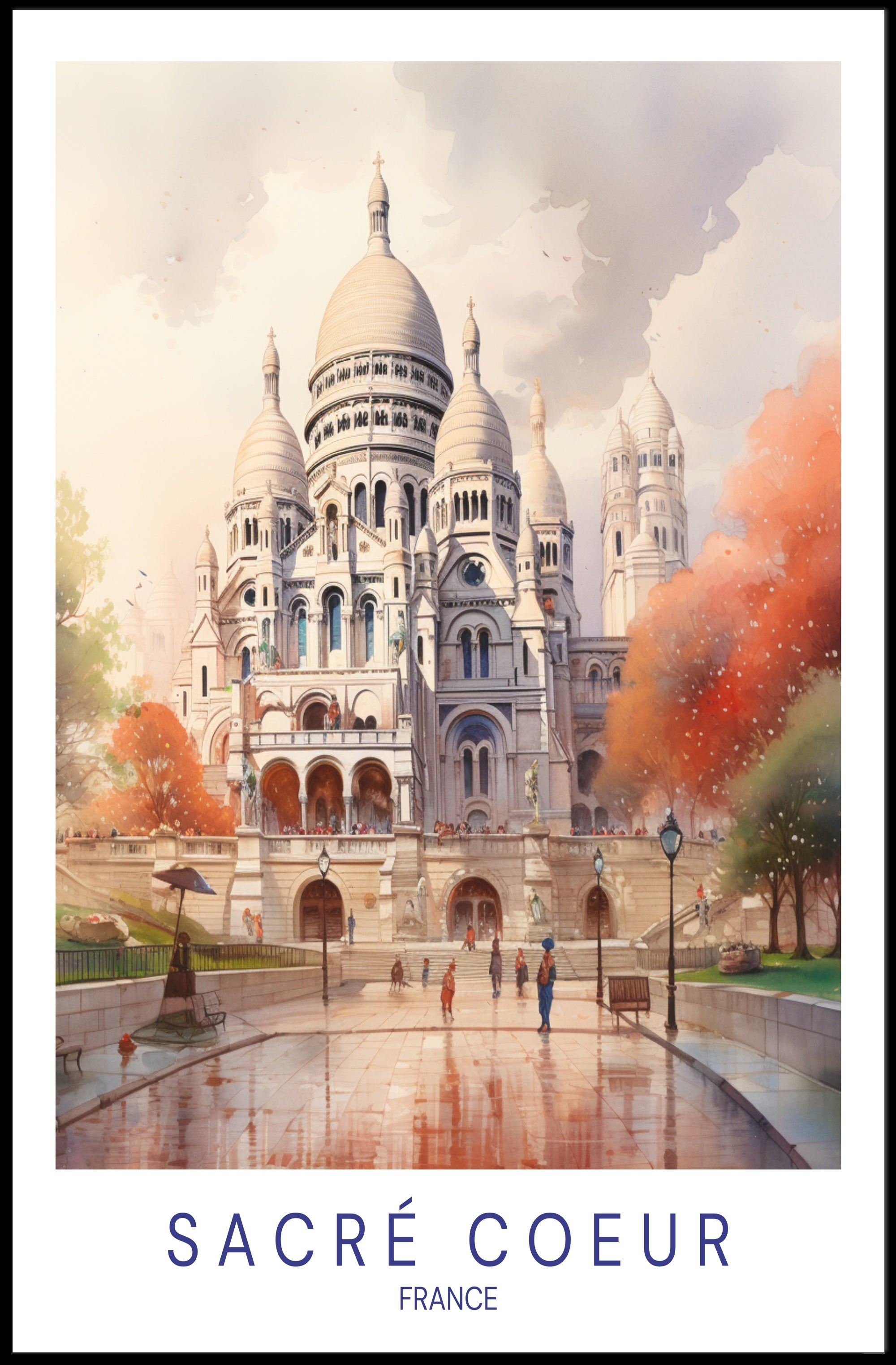 SacrΓ© Coeur Poster PosterGoat