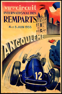Circuit des Remparts 1955 Poster