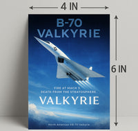 B-70 Valkyrie Poster PosterGoat